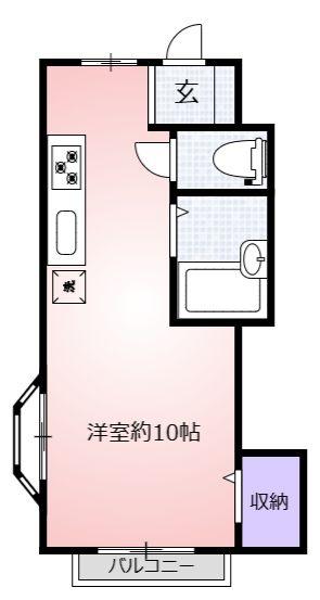 JUNコーポ泉ヶ丘の間取り