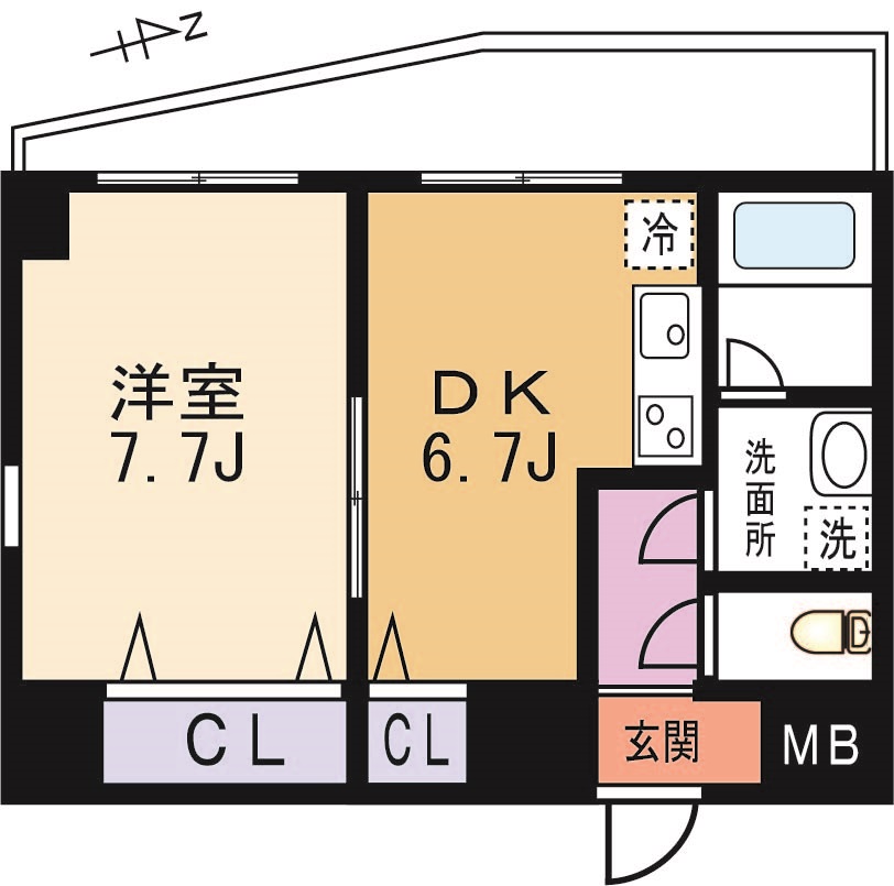 ＡＭビルの間取り