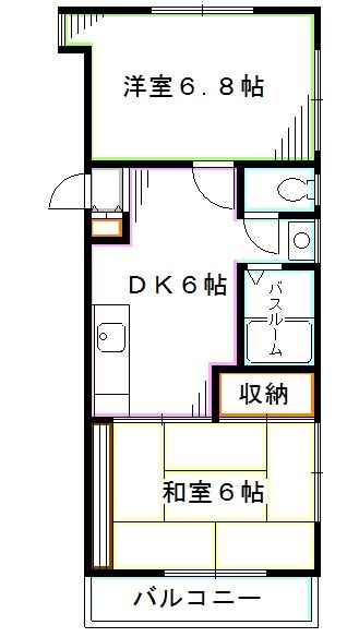 杉並区久我山のアパートの間取り