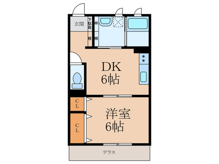 エステートフジの間取り