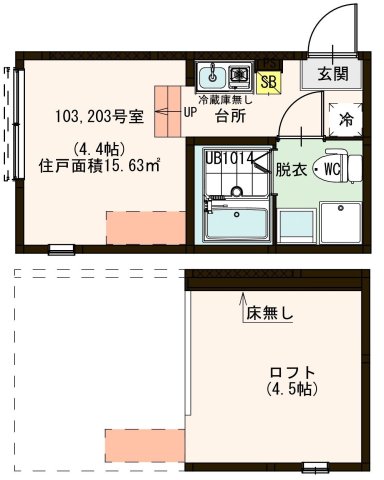 ハーモニーテラス西綾瀬IIIの間取り