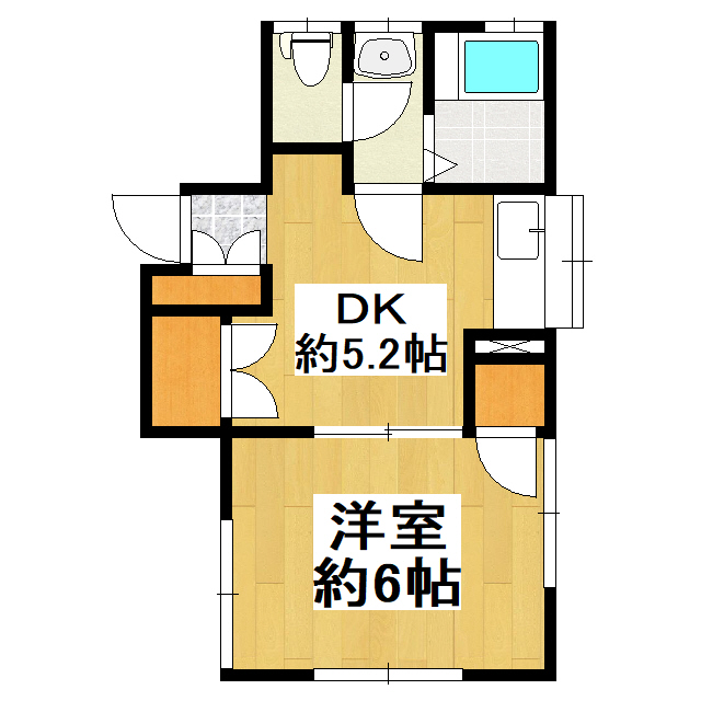 ゆう＆コノムハイツの間取り