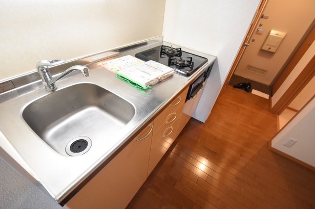 キッチン　2口ガスコンロ！