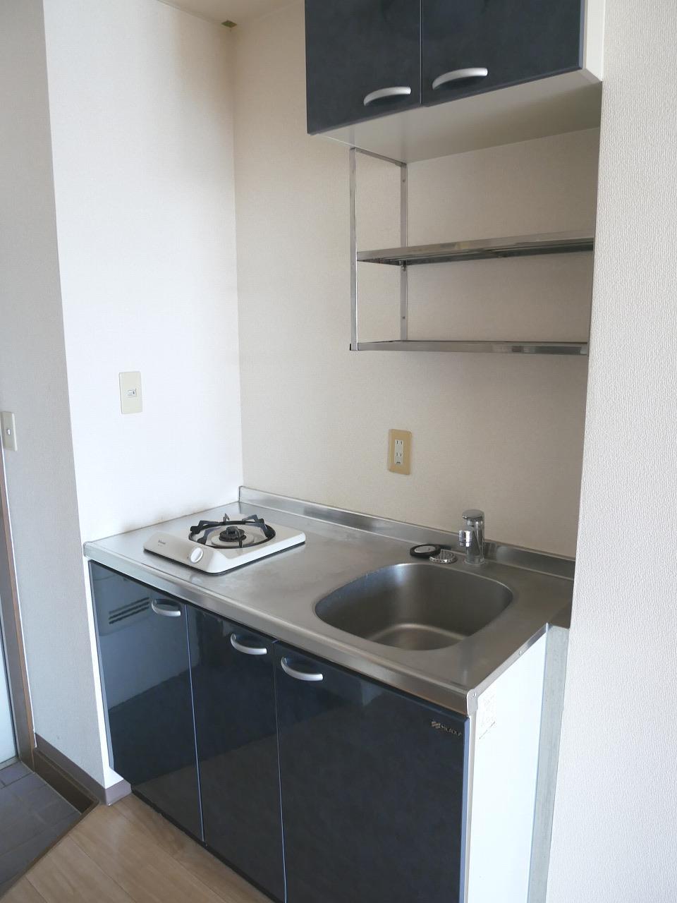 キッチン　1口ガスコンロ付きミニキッチン（イメージ）