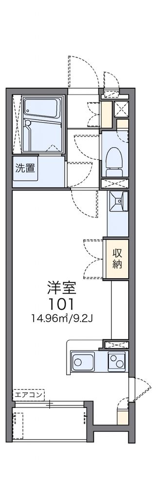 ＪＲ高崎線 籠原駅 徒歩27分 2階建 築14年の間取り写真