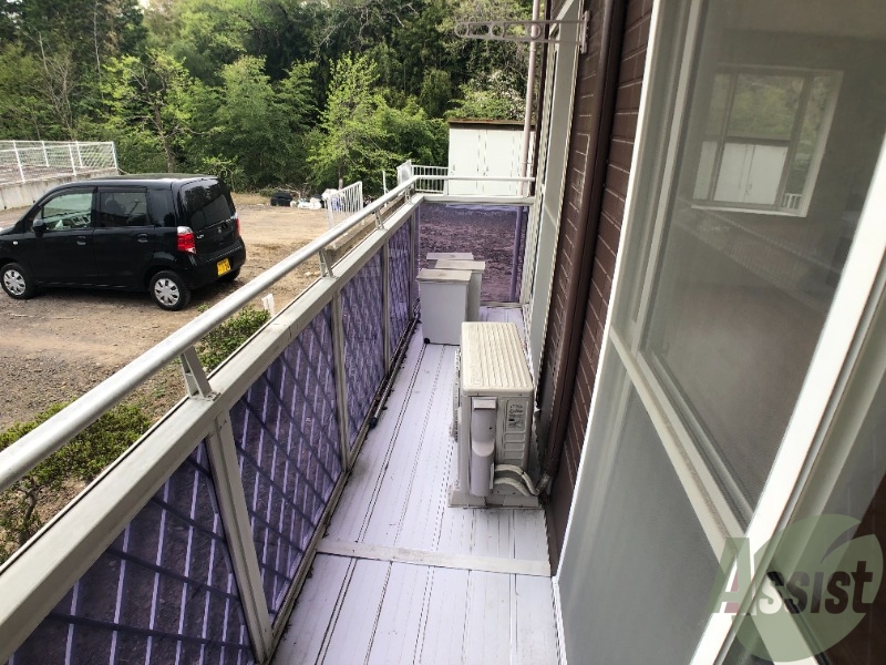 バルコニー　バルコニーです。作業がしやすく広いですね