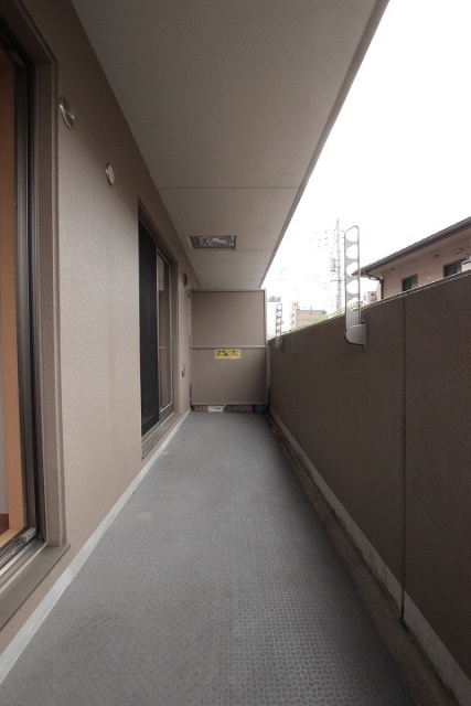 バルコニー　写真は別号室のものです。