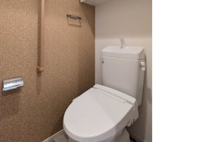 トイレ　ゆったりとした空間のトイレです