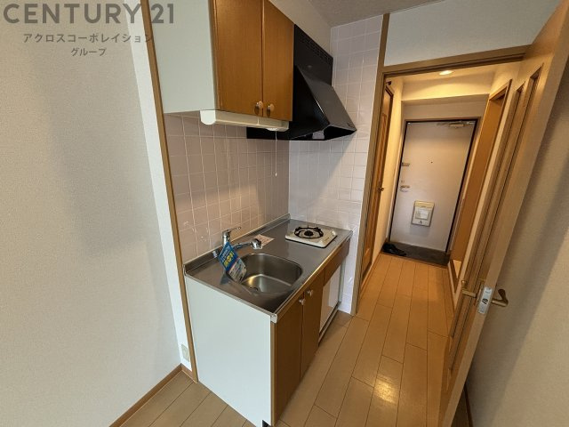 キッチン　冷蔵庫付きの壁付キッチンです☆
