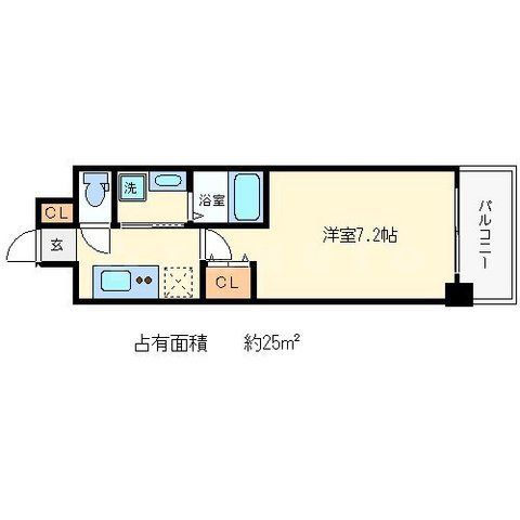 ミュプレ北浜の間取り写真