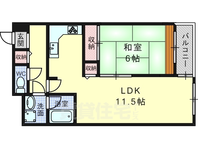 レトロマンション4の間取り写真