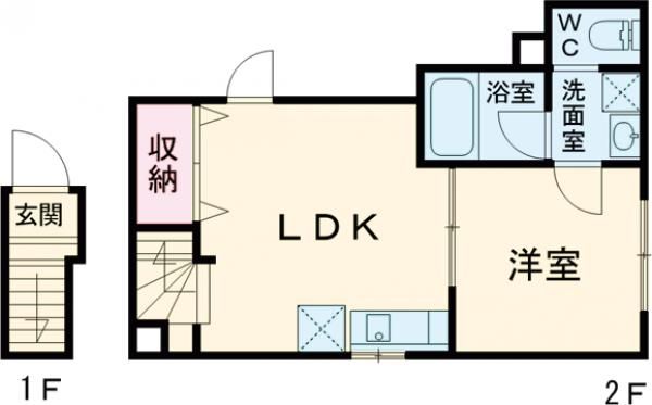WoodCrest中延Residenceの間取り写真
