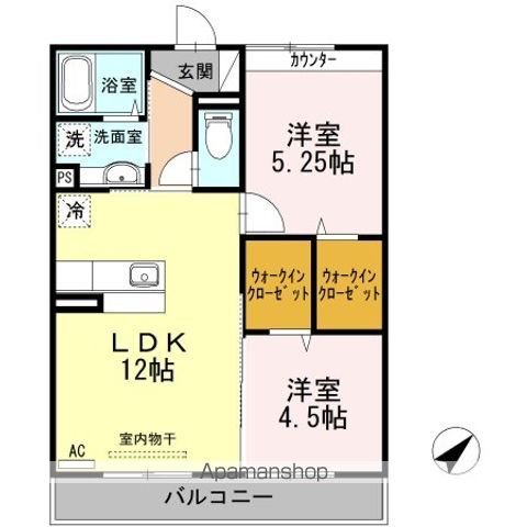 エクセレージュ彦島の間取り写真