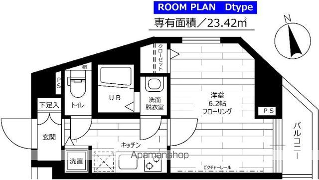 ステージファースト池尻大橋の間取り写真
