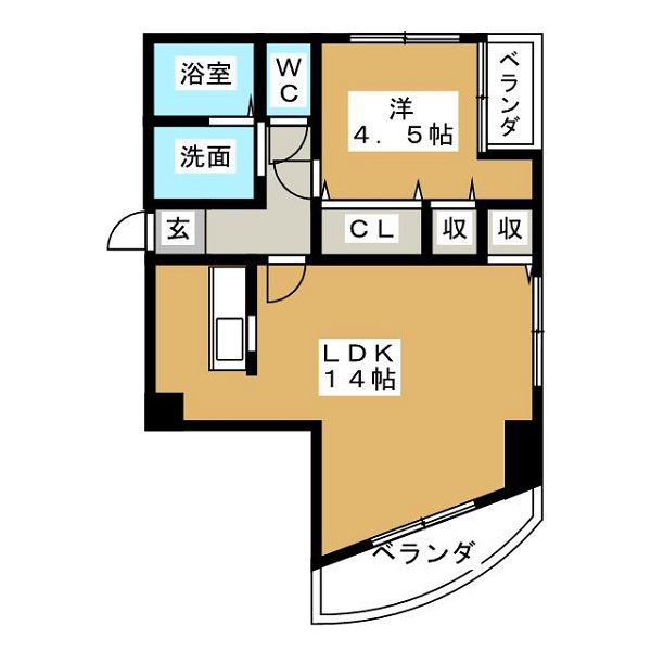 小西第8M&Sビルの間取り写真
