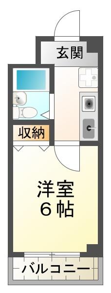 サクセス本多聞の間取り写真