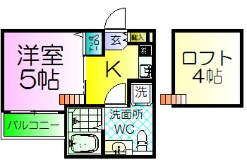 ロイヤルオーク湊の間取り