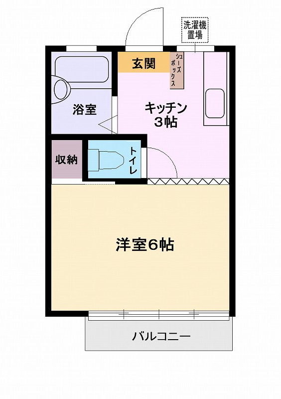 ハイツヒロの間取り