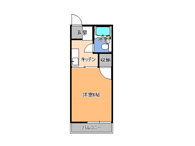 東峰ハイツの間取り