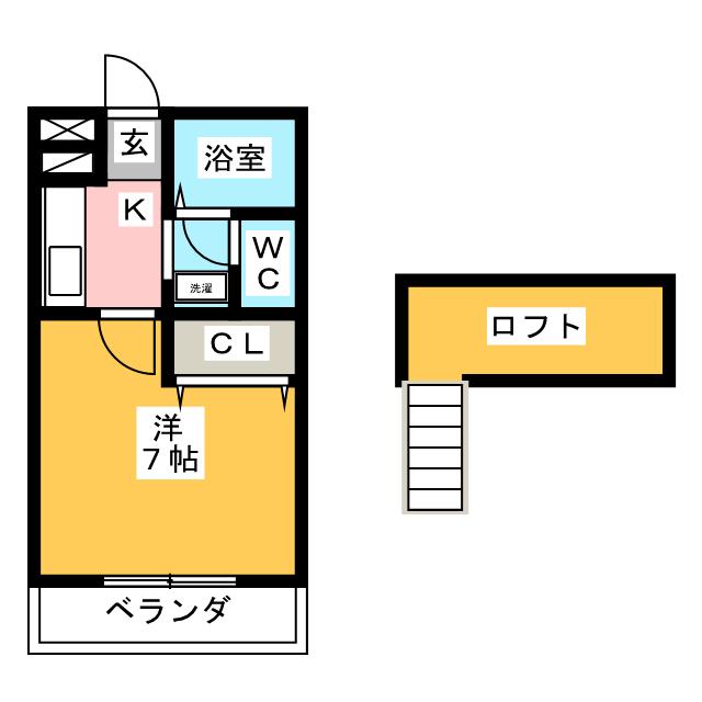 シャルマン牧野の間取り