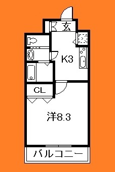 三郷市中央のマンションの間取り