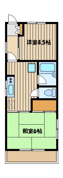 サンヒルズ大泉ツーの間取り