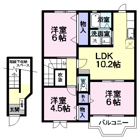 アーバンフォレストIIIの間取り