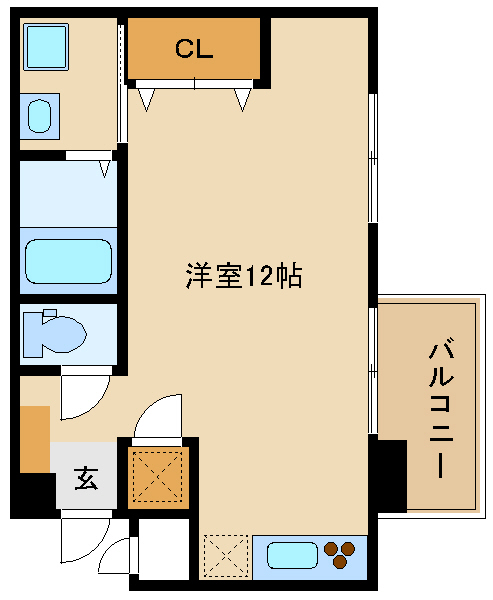 姫路市南今宿のマンションの間取り