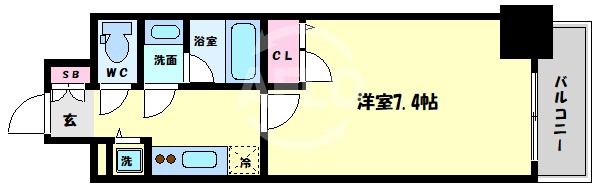 アーバネックス大阪城WESTの間取り