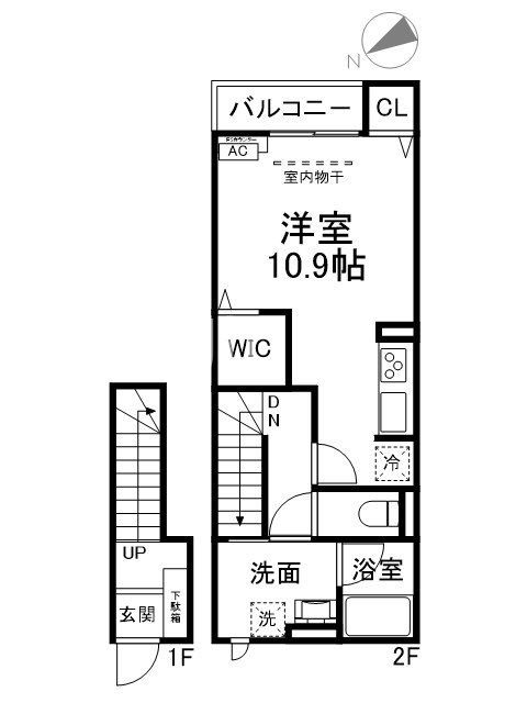 フルール上賀茂の間取り