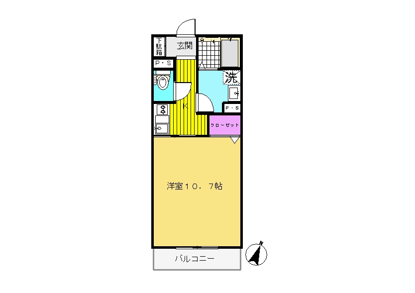 セントラルクリブMATSUNAGAIIの間取り