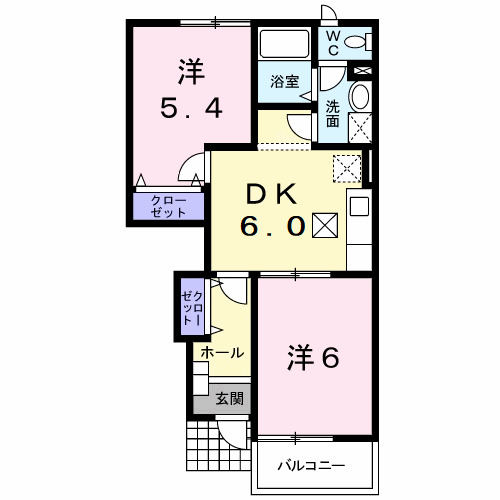 ハピネスの間取り