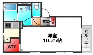 アペルトコートAの間取り