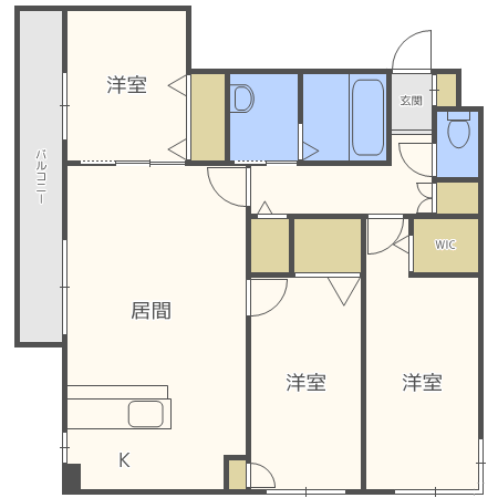 ショコラの間取り