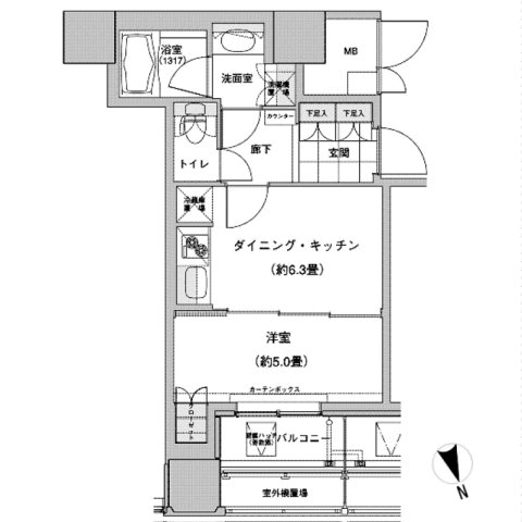 ウエストパークタワー池袋の間取り