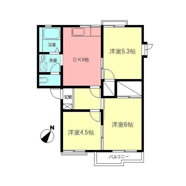 ドミール市川(ドミールイチカワ)の間取り