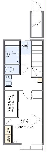 レオパレスＳｕｎｒｉｚｅの間取り