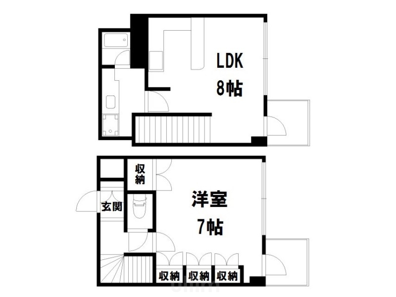 ヴェルビュ二条城東の間取り