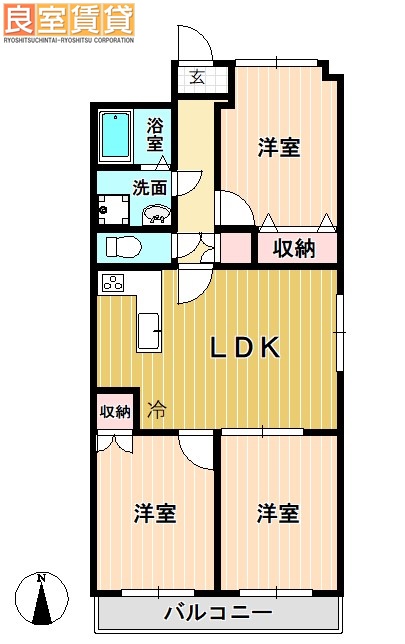 プレザント白金の間取り