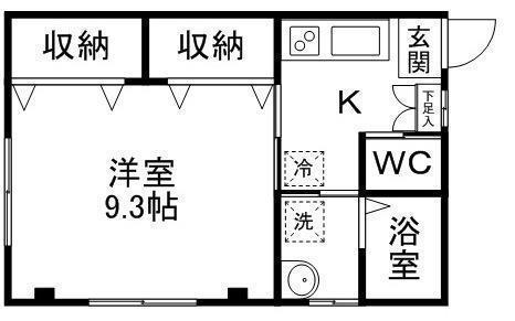 シャンテ北浜の間取り