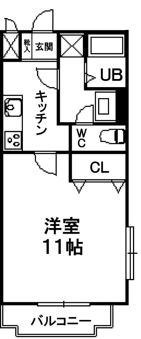 カサ・ポジートの間取り