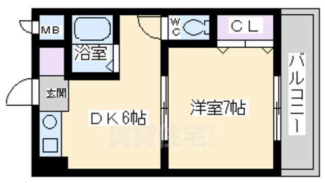 堺市西区上のマンションの間取り