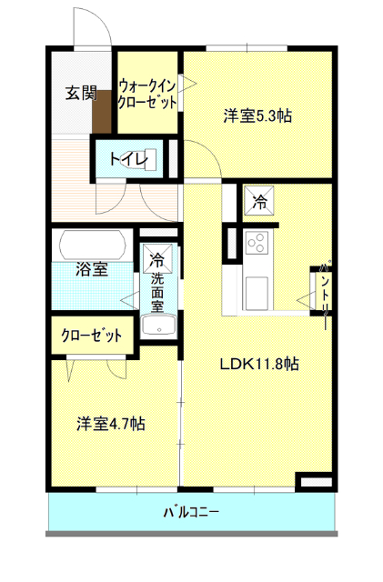 ル・アモント　Ｌｅ　Ａｍｏｎｔの間取り