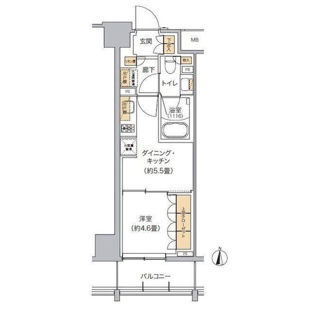 リビオメゾン東池袋の間取り