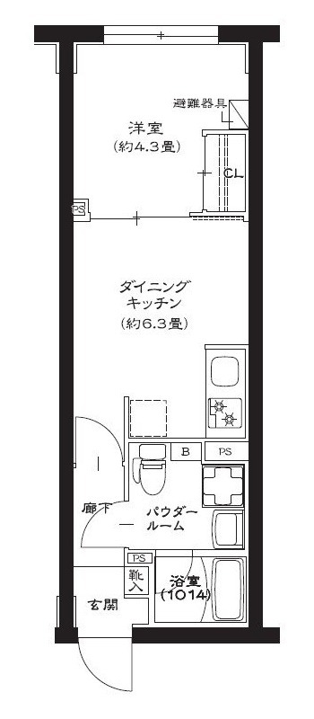 ジェノヴィア池袋の間取り