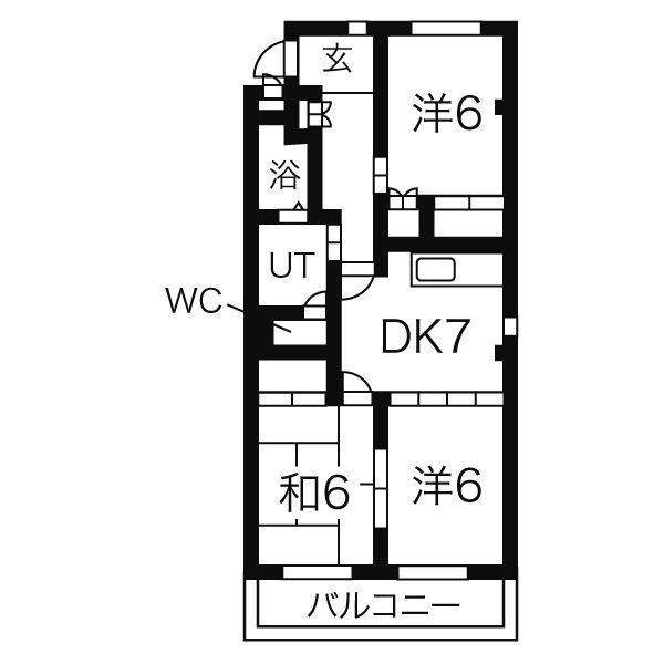 グリーンパーク新舞子の間取り