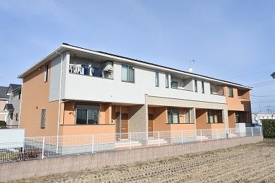 伊勢崎市今泉町のアパートの建物外観