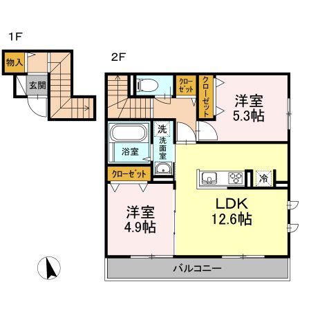 ソレイユ等々力の間取り