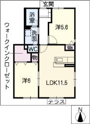 プラシードの間取り