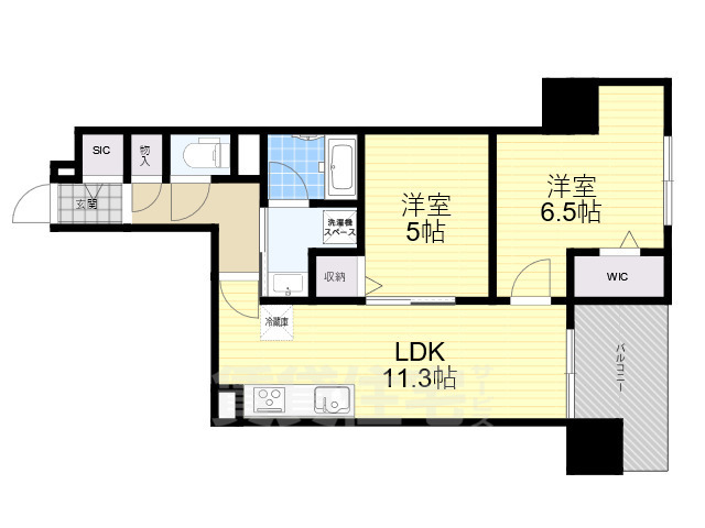 IBC　Residence Westの間取り